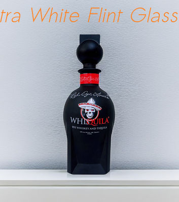 acheter Bouteille en verre de tequila d'OEM 375ml/écran enduit noir imprimant/bouchon en verre online manufacture