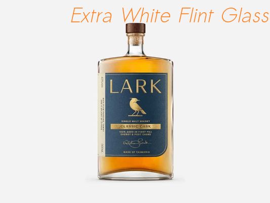 Bon prix caractéristique 750ml/alcool distinctif de bouteille en verre de whiskey buvant/décalque d'or en ligne