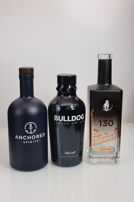 acheter la bouteille de whiskey de 750ml Bourbon/bouteille de relief ronde/esprit bouché met/boisson alcoolisée en bouteille en verre de fantaisie online manufacture