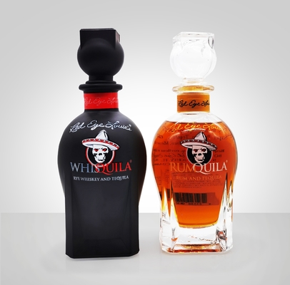 acheter 200ml a personnalisé la bouteille rectangulaire Flint Glass Super White sans plomb de boisson alcoolisée online manufacture