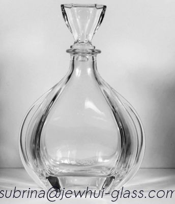 acheter Clear Empty  XO, brandy ,  Vodka Liquor Gin Rum Tequila Whisky Brandy Spirit Glass Bottle With Solid Glass Stoppers fabrication en ligne