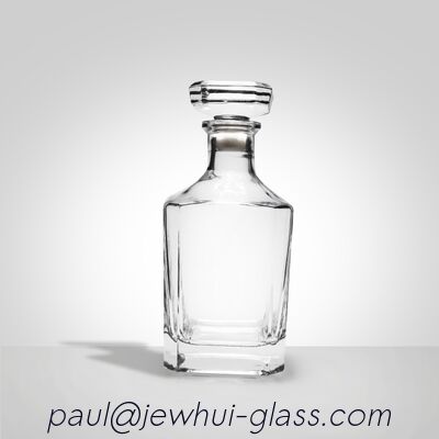 acheter Carafe en verre taillé diamant Super Flint, XO, brandy, Vodka, Liqueur, Gin, Rhum, Tequila, Whisky, Brandy, Bouteille en verre spiritueux avec bouchons en verre massif fabrication en ligne