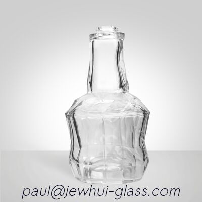 acheter Carafe en verre taillé diamant Super Flint, XO, brandy, Vodka, Liqueur, Gin, Rhum, Tequila, Whisky, Brandy, Bouteille en verre spiritueux avec bouchons en verre massif fabrication en ligne