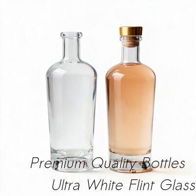 Acheter Bouteille d'esprit en verre rond, bouteilles d'alcool en verre rond pour rhum, sochu, whisky 700 ml, 750 ml fabrication en ligne