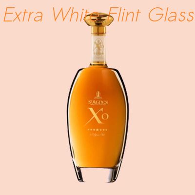 acheter Bouchon en verre superbe de chapeau de vissage de GV FDA de la bouteille en verre 750ml de Flint Agnes XO online manufacture