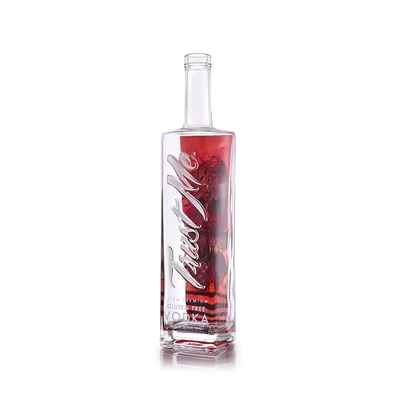acheter De relief en marquant avec des lettres la bouteille de luxe 900g 750ml de spiritueux dégagez les bouteilles en verre online manufacture