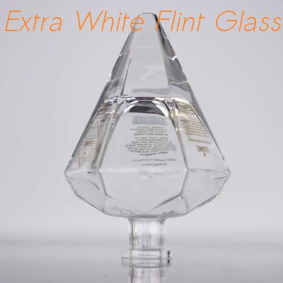 acheter Diamond Shaped Decanter poli par décalque 1000ML 700ml 21.5mm Crystal White online manufacture