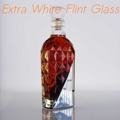 acheter Aluminium d'or de estampillage chaud Crystal Alcohol Decanter d'OEM Flint Polished Liquor Decanter Bottle online manufacture