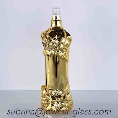 acheter Les spiritueux de luxe de Bourbon de vodka mettent Flint Wine Bottle en bouteille d'or unique fabrication en ligne