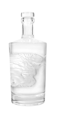 Bon prix Flint Fancy Rum Bottle Aluminium superbe Cork Square Glass Decanter en bois en ligne