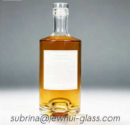 Bon prix Bouteille en verre de whisky Jersey de 750 ml - personnalisation, bouteille en verre Super Flint, rhum américain en ligne