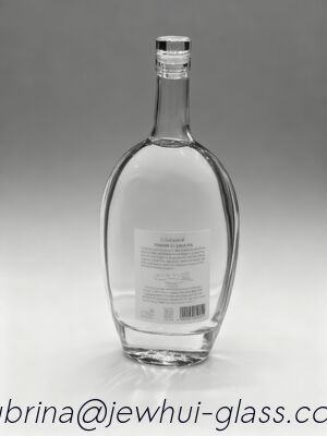 Bon prix Bouteille en verre de vodka de 750 ml - personnalisation, bouteille en verre Super Flint, bouteille de luxe en ligne