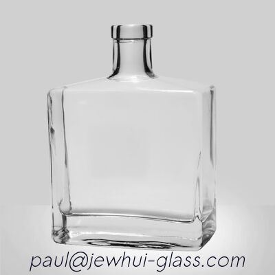 Bon prix Carafe en verre taillé diamant Super Flint, XO, brandy, Vodka, Liqueur, Gin, Rhum, Tequila, Whisky, Brandy, Bouteille en verre spiritueux avec bouchons en verre massif en ligne