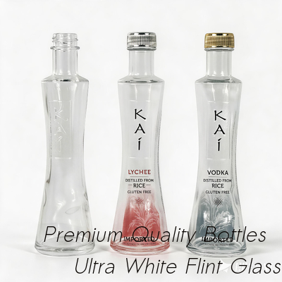 Bon prix Bouteilles en verre métallisation dorée de 50 ml/100 ml/ 500 ml/ 700 ml en ligne